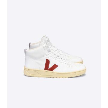 White Women's Veja V-15 CWL Shoes | AU 584QMA